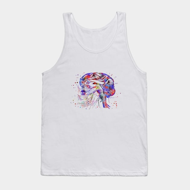 Brain cranial nerves Tank Top by RosaliArt